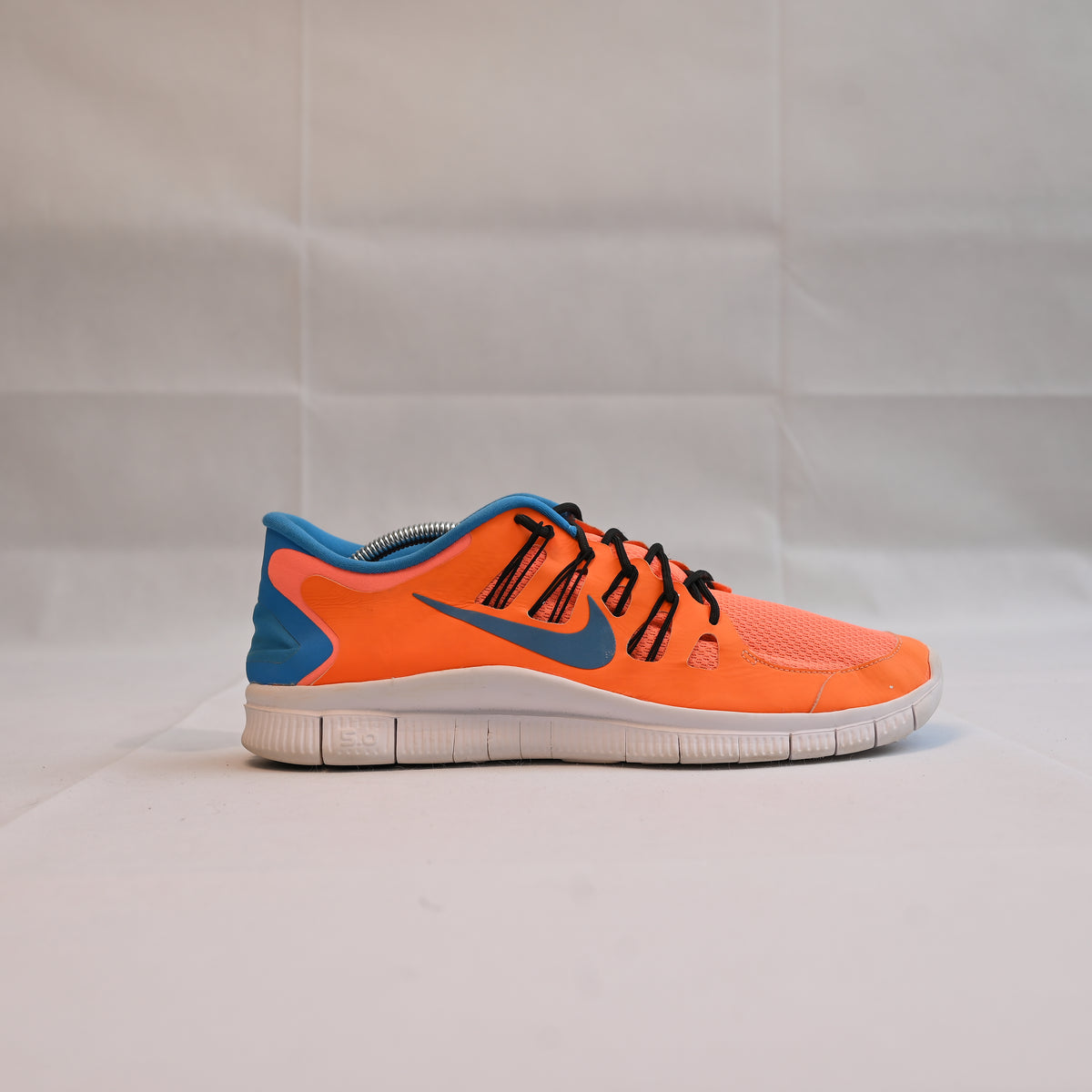 nike free 5.0 running shoes lace-up colorful