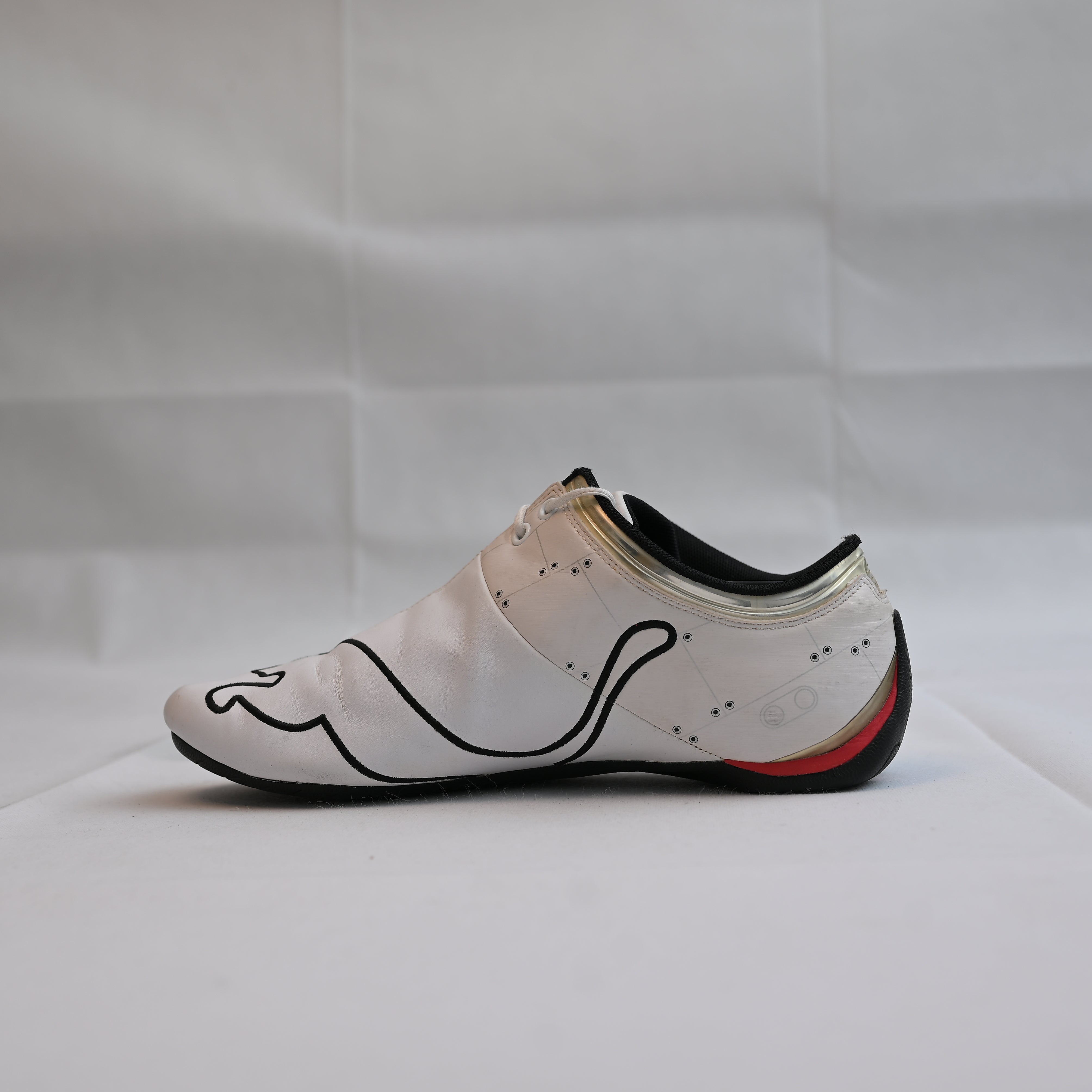 Puma Future Cat M1 Big 102 O Leather Men's Shoes White/Black/Red