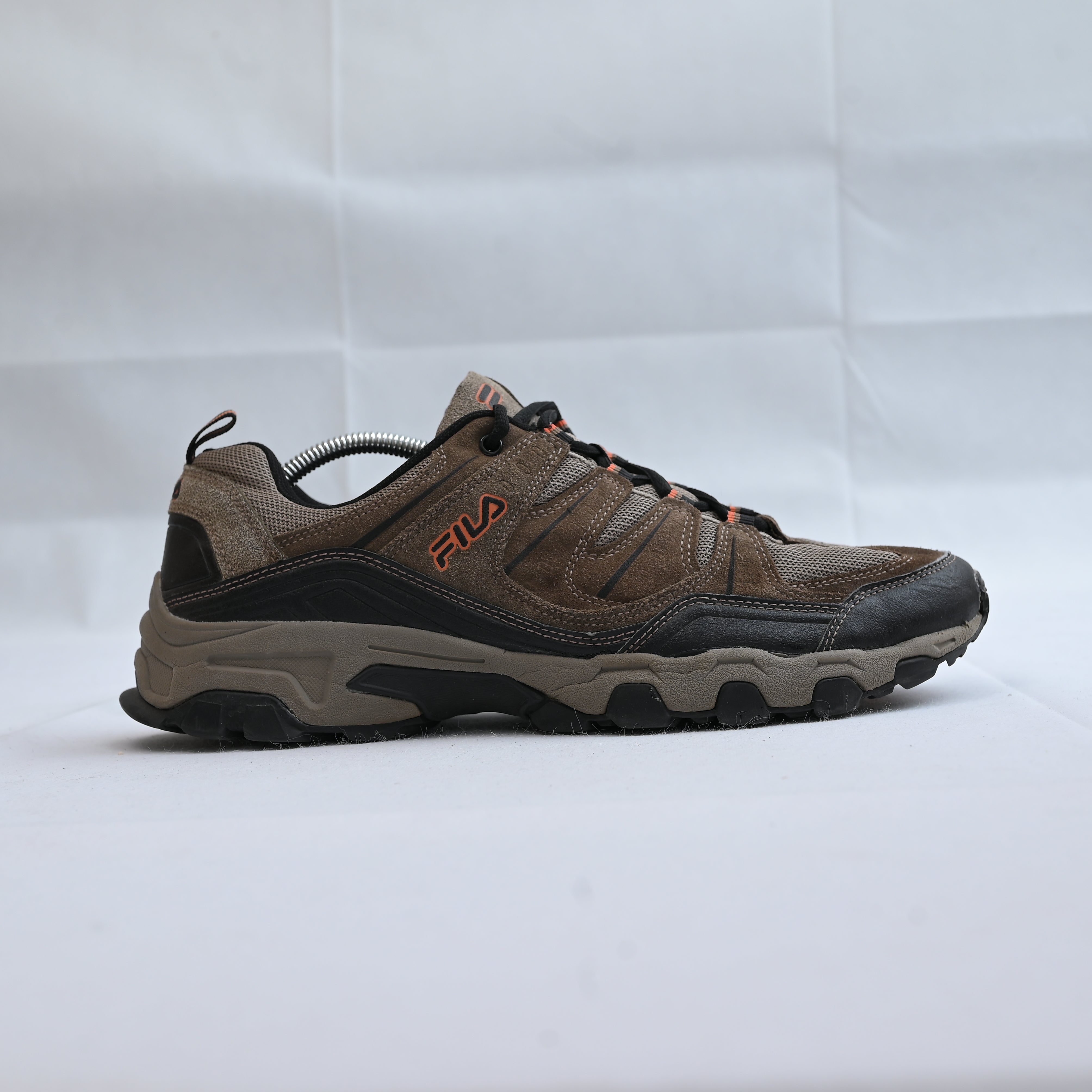 Fila Westmount Mens Black Suede Lace Up Athletic Hiking Shoes