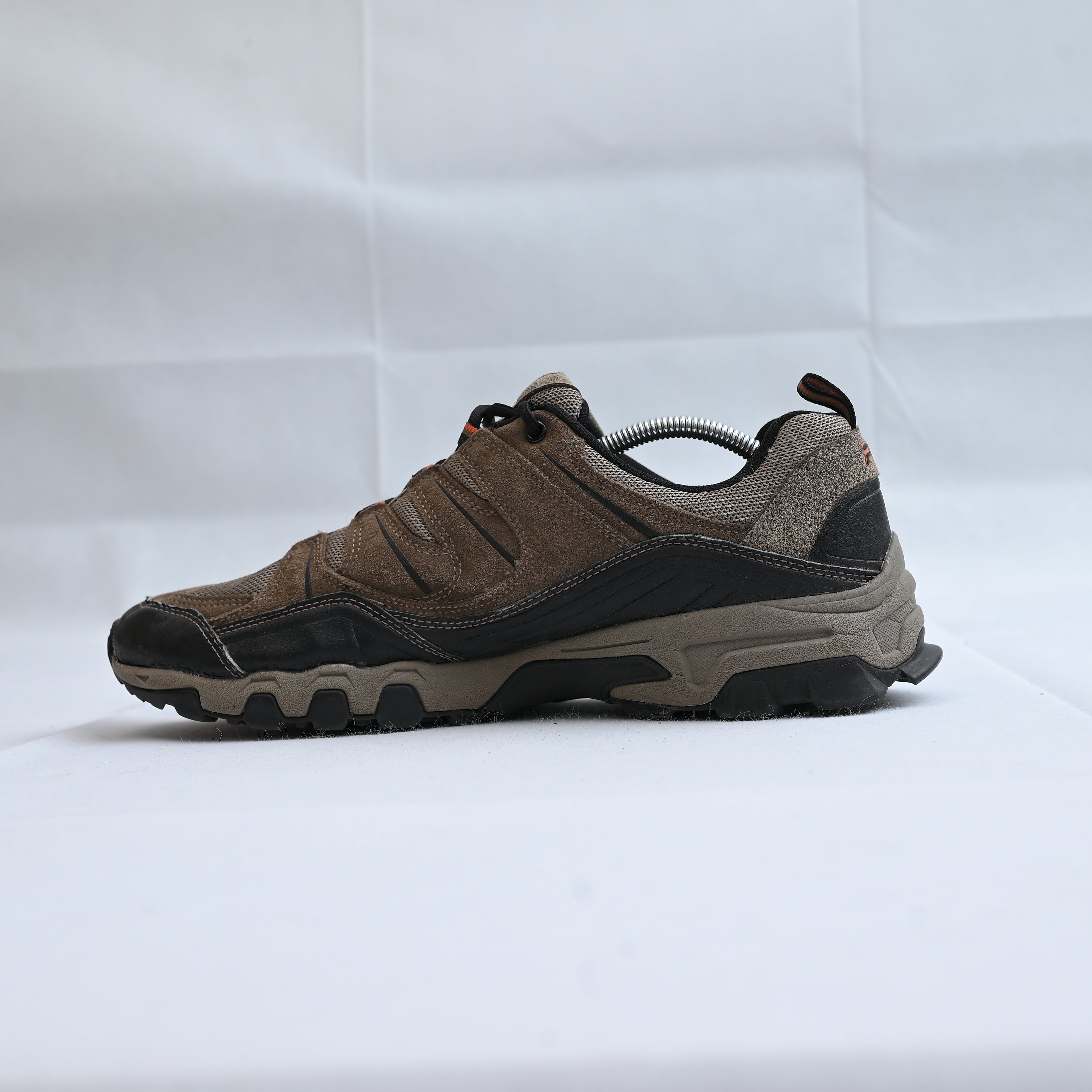 Fila Westmount Mens Black Suede Lace Up Athletic Hiking Shoes
