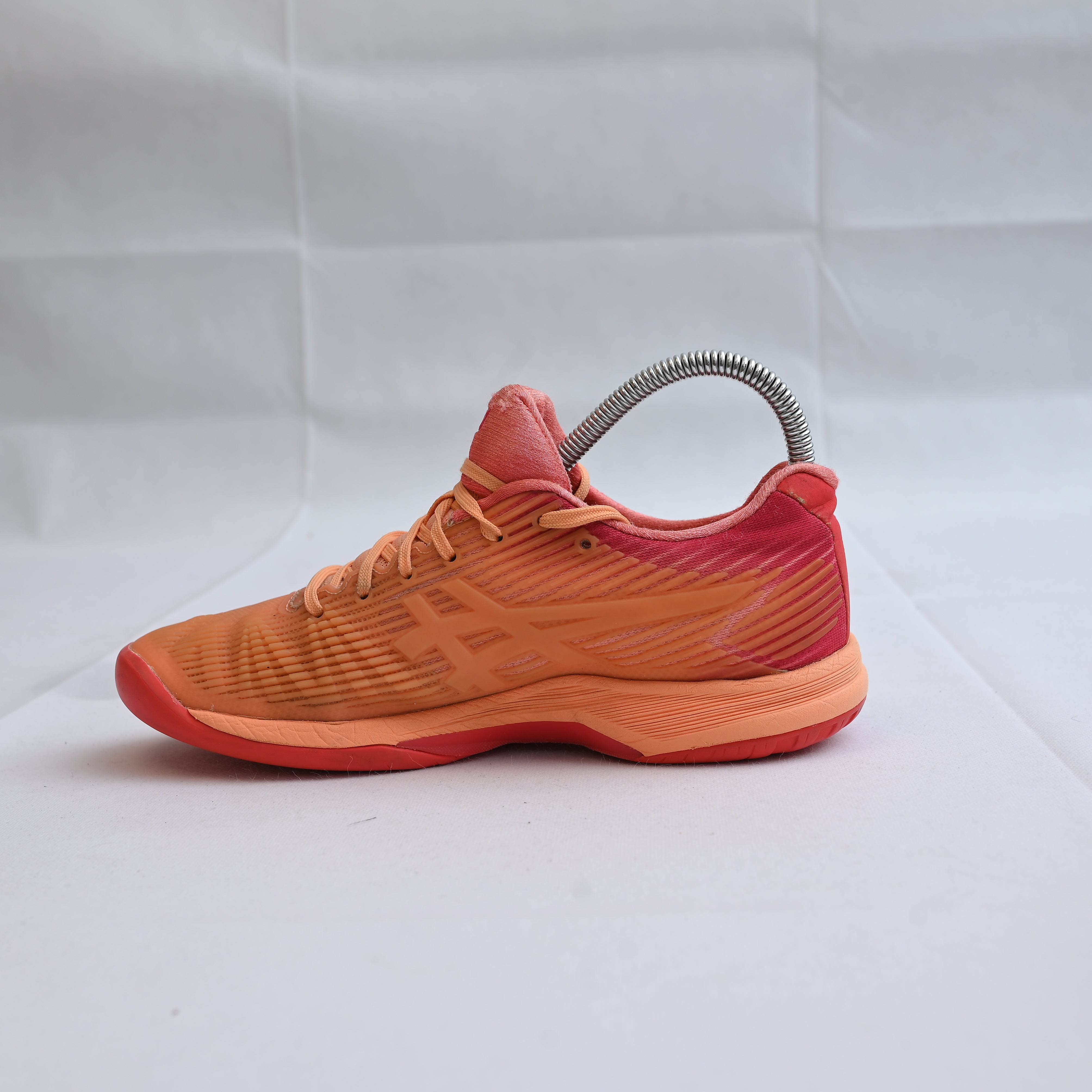 Asics Womens Solution Speed FF Coral Tennis Shoes