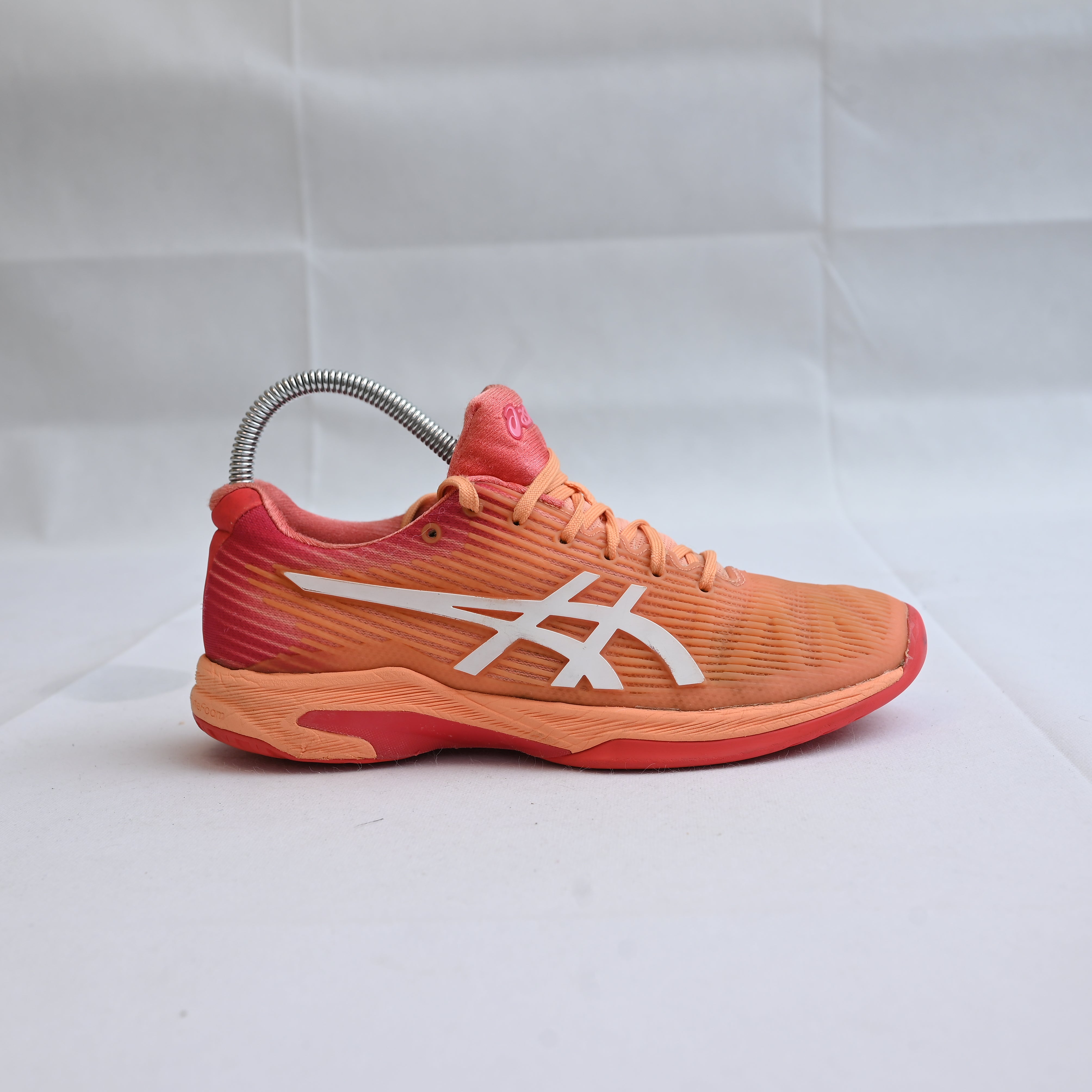 Asics Womens Solution Speed FF Coral Tennis Shoes