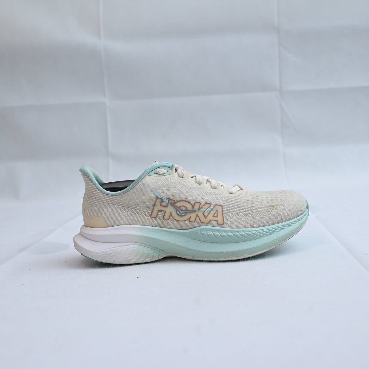Hoka One One Mach 6 Running Shoes Training Sneakers White Blue