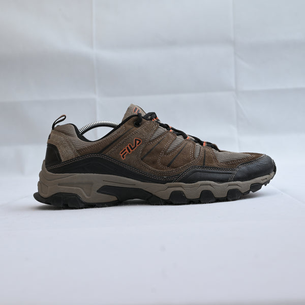 Fila Westmount Mens Black Suede Lace Up Athletic Hiking Shoes