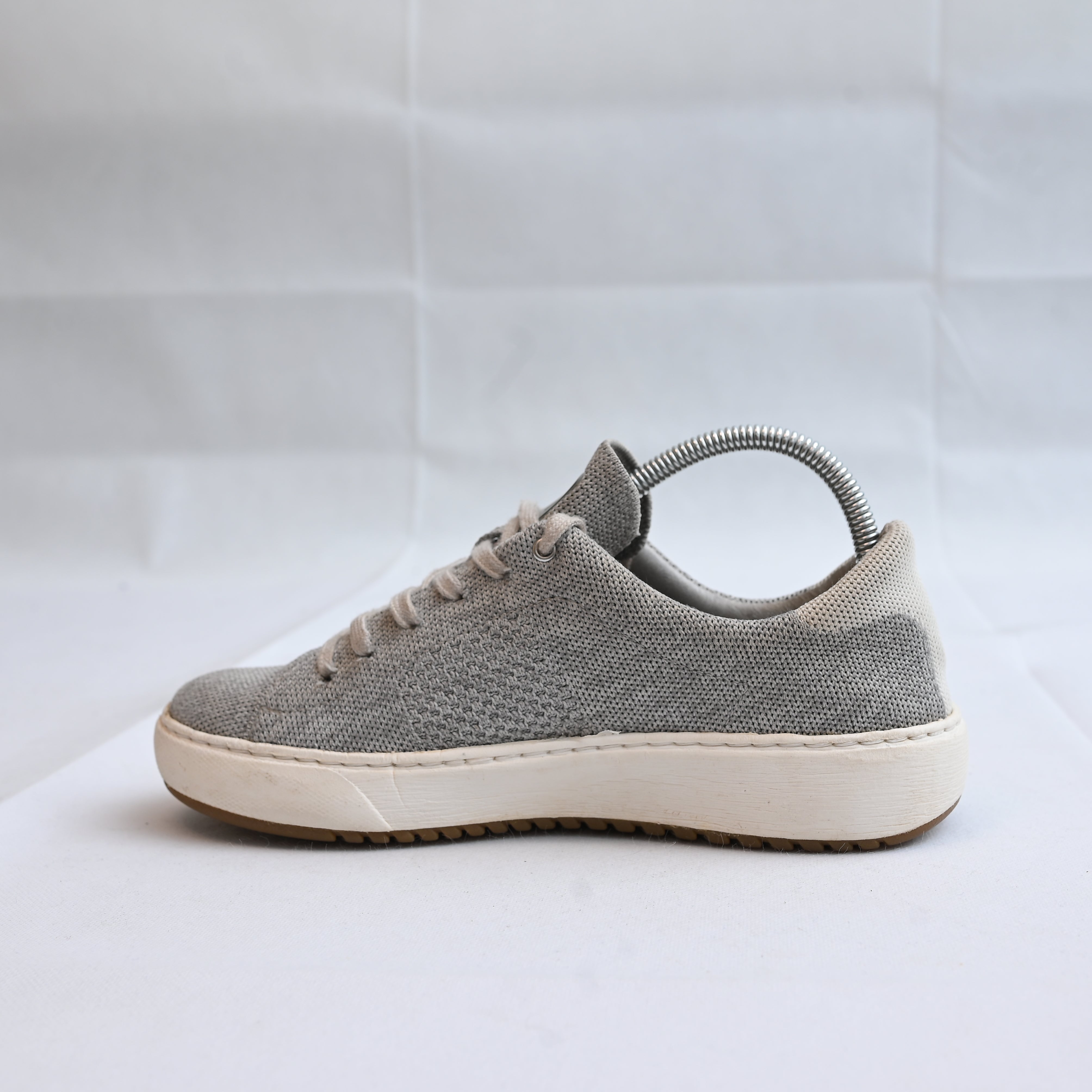 Soft Womens snakers Waylyn knit lace Trainers Grey Fashion Shoes